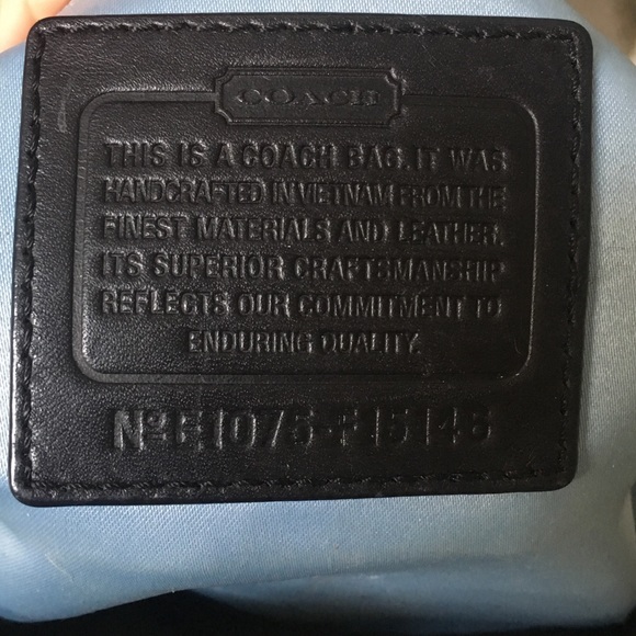 Black Coach Tote Bag - Picture 5 of 5